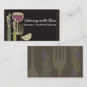 Nahrungsmittel- und visitenkarte (Vorne/Hinten)