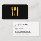 Nahrungsmittel Visitenkarte (Vorne/Hinten)