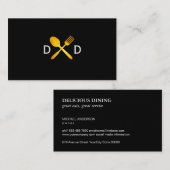 Nahrungsmittel Visitenkarte (Vorne/Hinten)