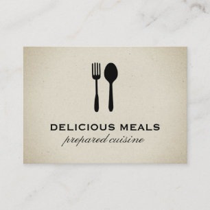 Nahrungsmittel Visitenkarte