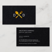 Nahrungsmittel Visitenkarte (Vorne/Hinten)