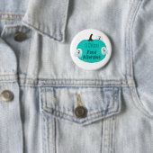 Nahrungsmittelallergie-aquamariner Button (Beispiel)