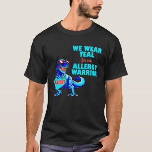 Nahrungsmittelallergie-Bewusstsein Dinosaurier TRe T-Shirt