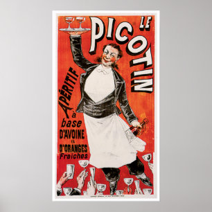 Nahrungsmittelanzeigen-Kunst Le Picotin Vintage Poster