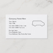 NahrungsmittelDienstleistungsunternehmen-Karten Visitenkarte (Rückseite)