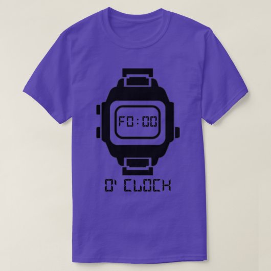 NAHRUNGSMITTELKLOCK T-Shirt (Design vorne)