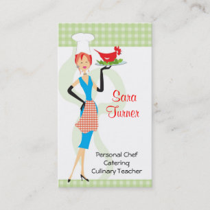 NahrungsmittelKoch, der Geschäfts-Karte kocht Visitenkarte