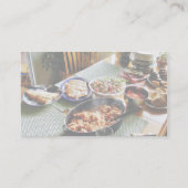 Nahrungsmittellachse Visitenkarte (Rückseite)