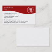 Nahrungsmittellieferungs-Visitenkarten Visitenkarte (Vorne/Hinten)