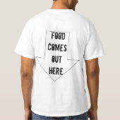 Nahrungsmittelmaschine T-Shirt (Rückseite)