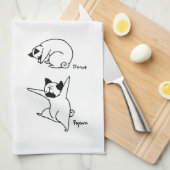 NahrungsmittelMöpse Küchentuch (Viertel Falte)