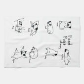 NahrungsmittelMöpse Küchentuch (Horizontal)