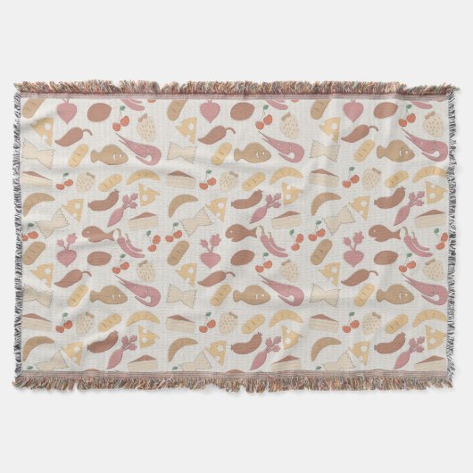 Nahrungsmittelmuster 2 2 decke (Vorderseite)