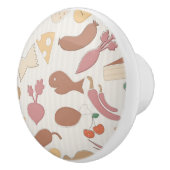 Nahrungsmittelmuster 2 2 keramikknauf (Rechts)