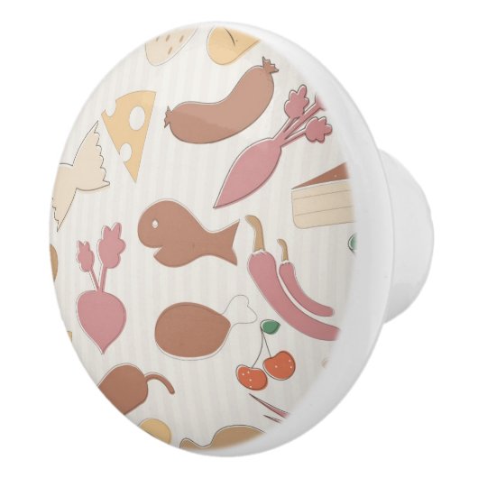 Nahrungsmittelmuster 2 2 keramikknauf (Rechts)