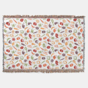 Nahrungsmittelmuster 2 decke