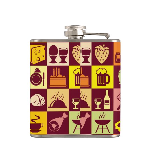 Nahrungsmittelmuster 2 flachmann (Rückseite)