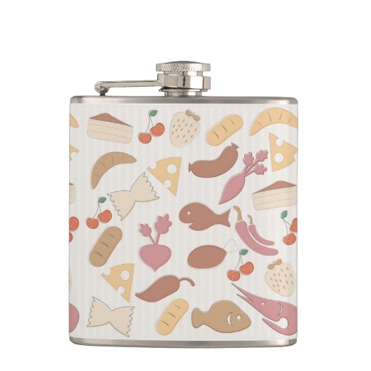 Nahrungsmittelmuster 2 flachmann (Vorderseite)