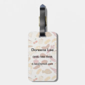 Nahrungsmittelmuster 2 gepäckanhänger (Rückseite vertikal)