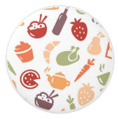 Nahrungsmittelmuster 2 keramikknauf (Vorderseite)