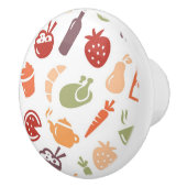 Nahrungsmittelmuster 2 keramikknauf (Rechts)