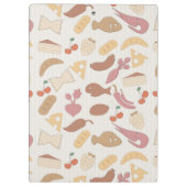 Nahrungsmittelmuster 2 klemmbrett (Rückseite)