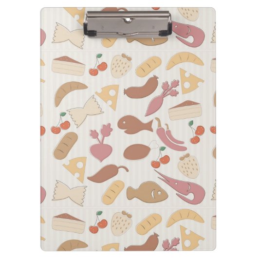 Nahrungsmittelmuster 2 klemmbrett (Vorderseite)