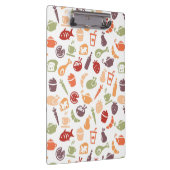 Nahrungsmittelmuster 2 klemmbrett (Rechts)