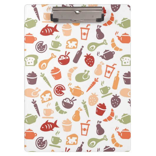 Nahrungsmittelmuster 2 klemmbrett (Vorderseite)
