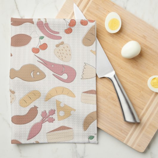 Nahrungsmittelmuster 2 küchentuch (Viertel Falte)