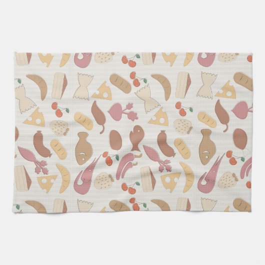 Nahrungsmittelmuster 2 küchentuch (Horizontal)