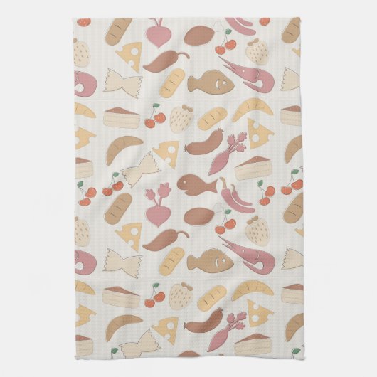 Nahrungsmittelmuster 2 küchentuch (Vertikal)