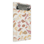 Nahrungsmittelmuster 2 mini klemmbrett (Schrägansicht)