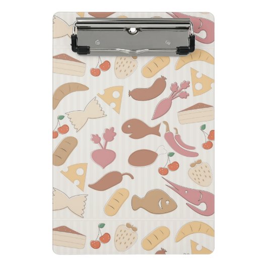 Nahrungsmittelmuster 2 mini klemmbrett (Vorderseite)