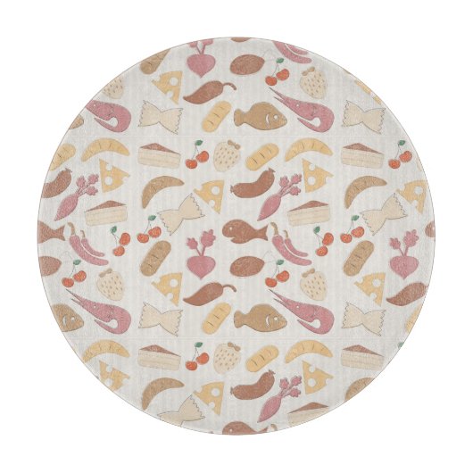 Nahrungsmittelmuster 2 schneidebrett (Vorderseite)