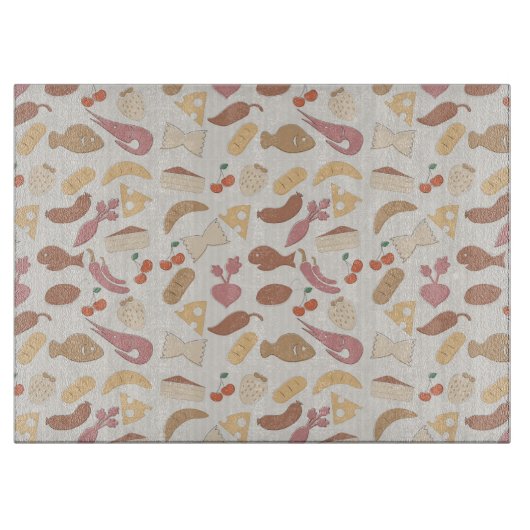 Nahrungsmittelmuster 2 schneidebrett (Vorderseite)