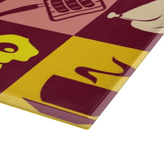 Nahrungsmittelmuster 2 schneidebrett (Ecke)