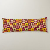 Nahrungsmittelmuster 2 seitenschläferkissen (Rückseite)