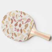 Nahrungsmittelmuster 2 tischtennis schläger (Seitenansicht)