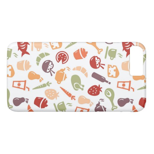 Nahrungsmittelmuster 3 Case-Mate iPhone hülle (Rückseite (Horizontal))