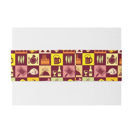 Nahrungsmittelmuster 3 einladungsbanderole (Rückseitenbeispiel)