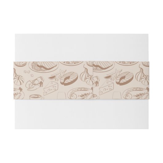 Nahrungsmittelmuster 3 einladungsbanderole (Rückseitenbeispiel)