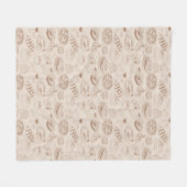 Nahrungsmittelmuster 3 fleecedecke (Vorderseite (Horizontal))