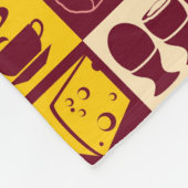 Nahrungsmittelmuster 3 fleecedecke (Ecke)