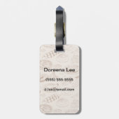 Nahrungsmittelmuster 3 gepäckanhänger (Rückseite vertikal)