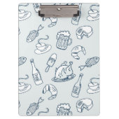 Nahrungsmittelmuster 3 klemmbrett (Vorderseite)