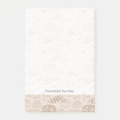 Nahrungsmittelmuster 3 post-it klebezettel (Vorderseite)