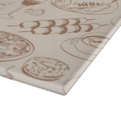 Nahrungsmittelmuster 3 schneidebrett (Ecke)