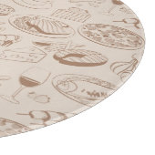 Nahrungsmittelmuster 3 schneidebrett (Ecke)