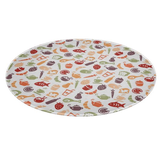 Nahrungsmittelmuster 3 schneidebrett (Ecke)